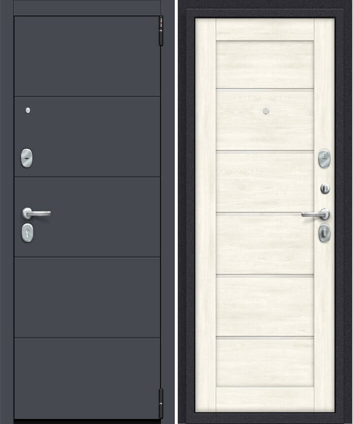 Дверь входная эльпорто Porta R 4.Л22 Graphite Pro, Nordic Oak Дверь входная эльпорто Porta R 4.Л22 Graphite Pro, Nordic Oak