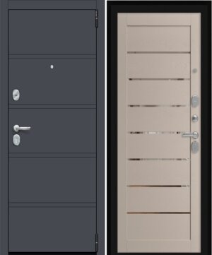 Двери входные Porta R 8.П222 Graphite Pro, Dacota Wood