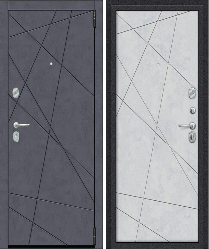 ДВЕРЬ ВХОДНАЯ Porta R 15.15 Graphite Art, Snow Art ДВЕРЬ ВХОДНАЯ Porta R 15.15 Graphite Art, Snow Art