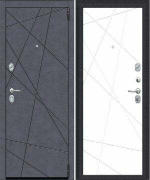 Двери входные Porta R 15.15 Graphite Art. Super White