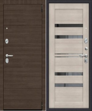 Двери входные Porta S-3 4.П30 Brownie/Cappuccino Veralinga