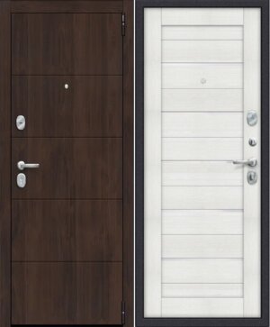 Дверь входная Porta S 4.П22 Almon 28/Bianco Veralinga
