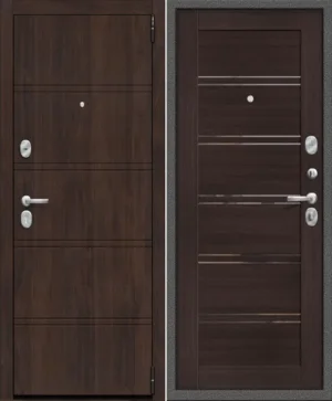 Дверь входная Porta R 8.П28 Almon 28, Wenge Veralinga